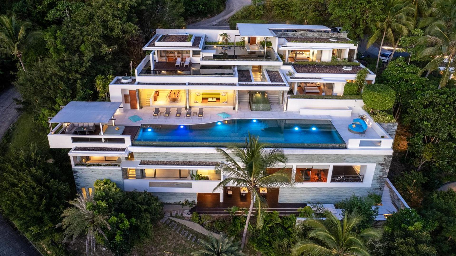 Lime Samui 10: Perfect For Families And Events Villa เกาะสมุย ภายนอก รูปภาพ