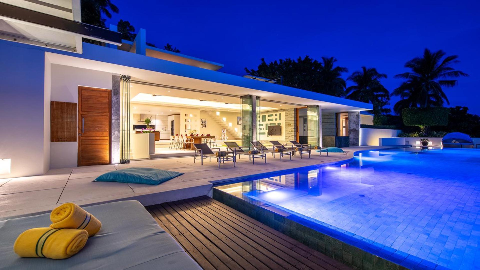 Lime Samui 10: Perfect For Families And Events Villa เกาะสมุย ภายนอก รูปภาพ