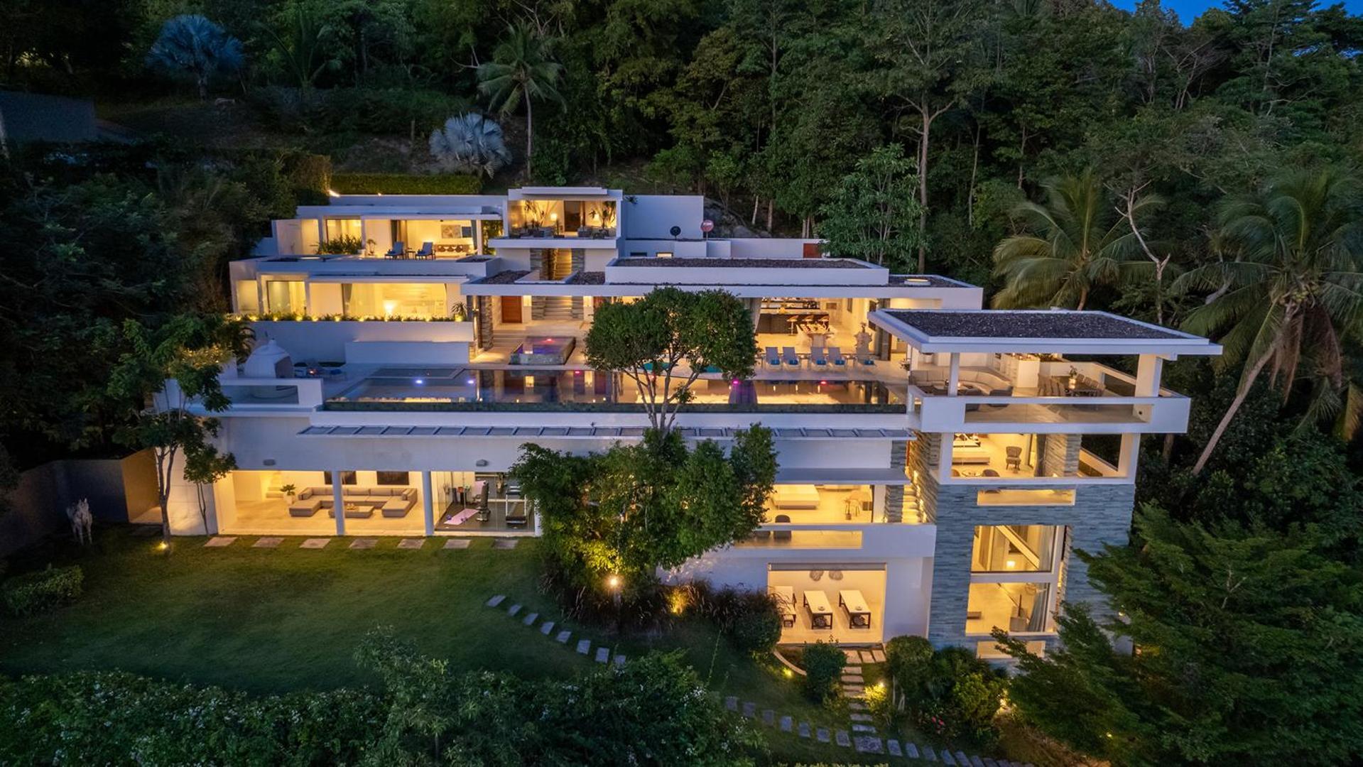 Lime Samui 10: Perfect For Families And Events Villa เกาะสมุย ภายนอก รูปภาพ