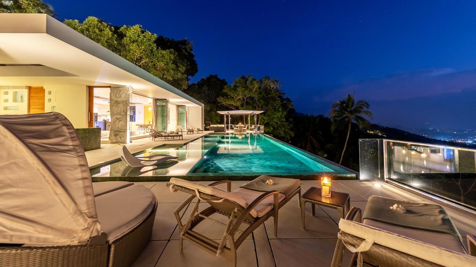 Lime Samui 10: Perfect For Families And Events Villa เกาะสมุย ภายนอก รูปภาพ